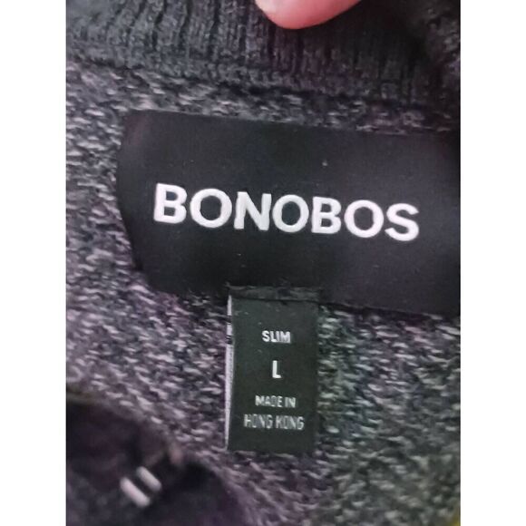 Bonobos merino wool quarter zip Pullover - Picture 3 of 4